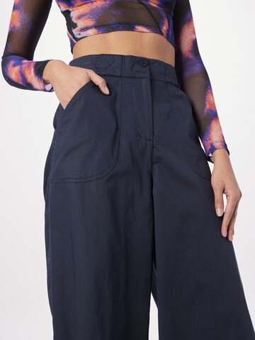 People Tree Wide leg Broek in Blauw