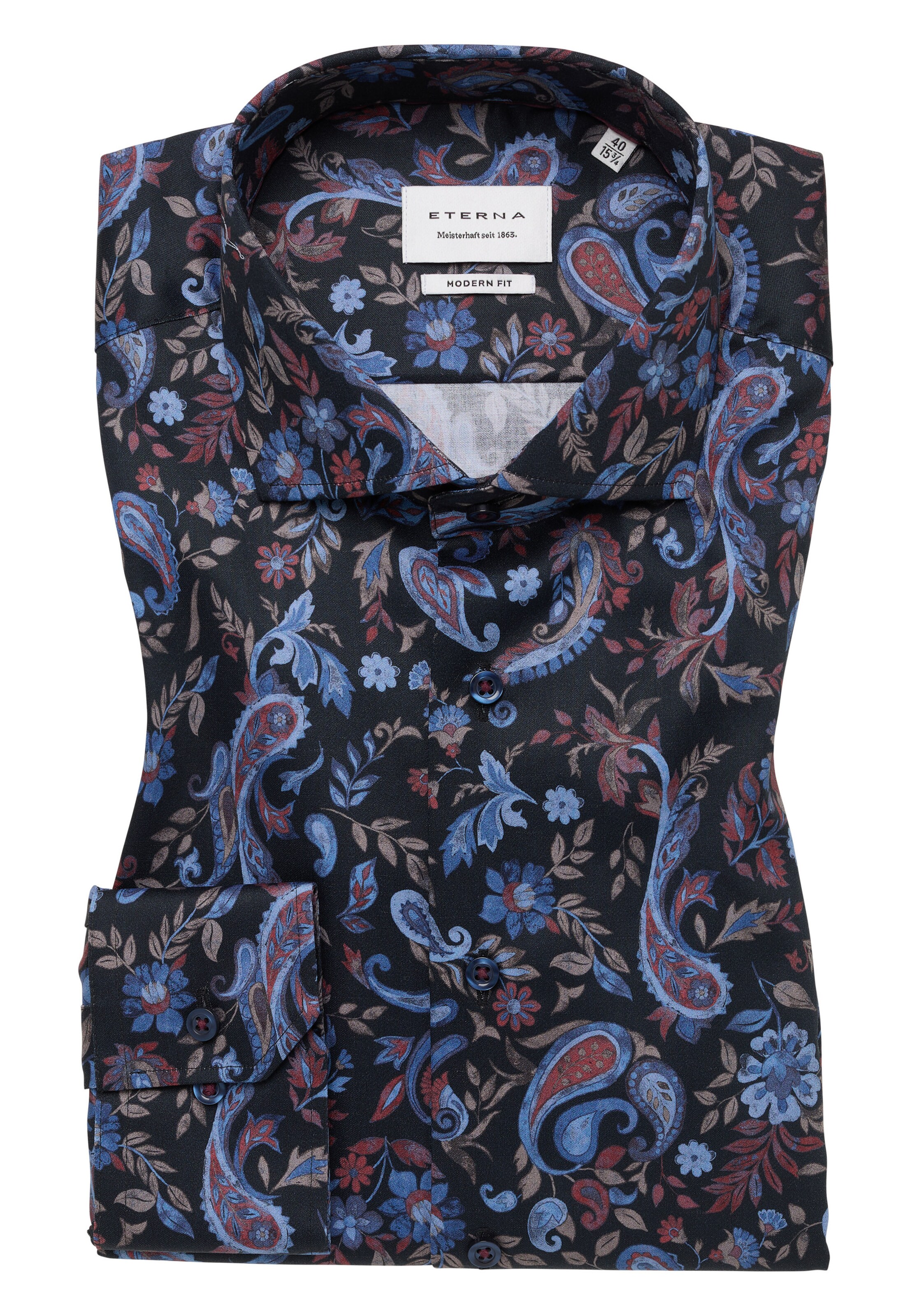 ETERNA Regular fit Business shirt in Blue