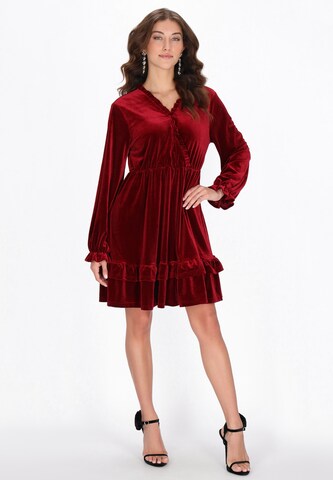 faina Dress in Red