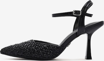 Sandales Derimod en noir : devant