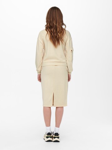 ONLY Skjørt 'NEW GWEN' i beige