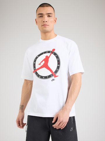 Tricou 'FLT CLB' de la Jordan pe alb: față