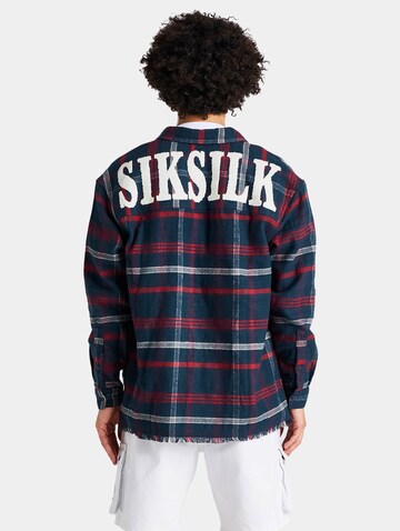 SikSilk Klasický střih Košile – modrá