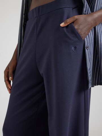 Wide leg Pantaloni di s.Oliver in blu