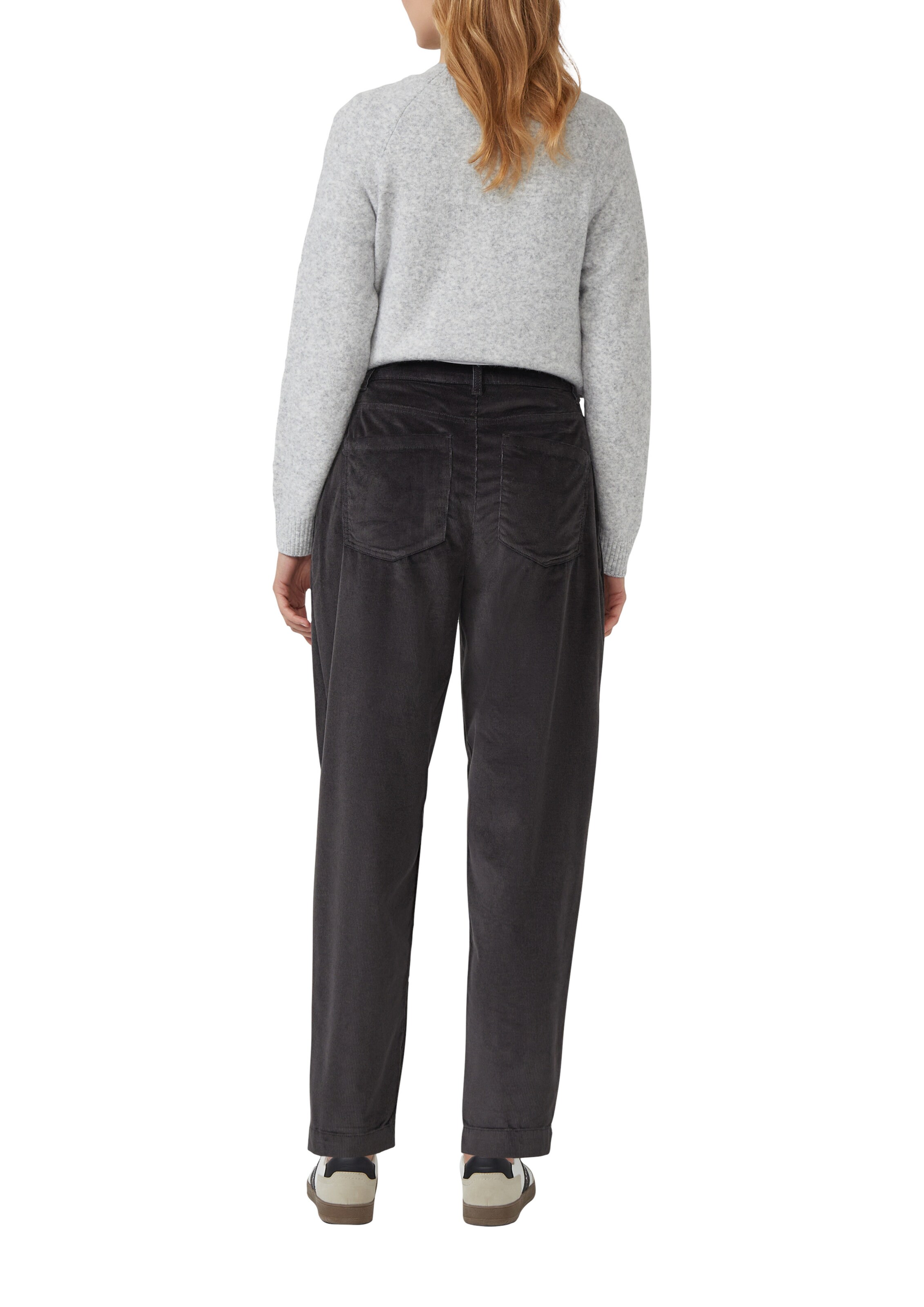 s.Oliverregular Hlače - siva boja