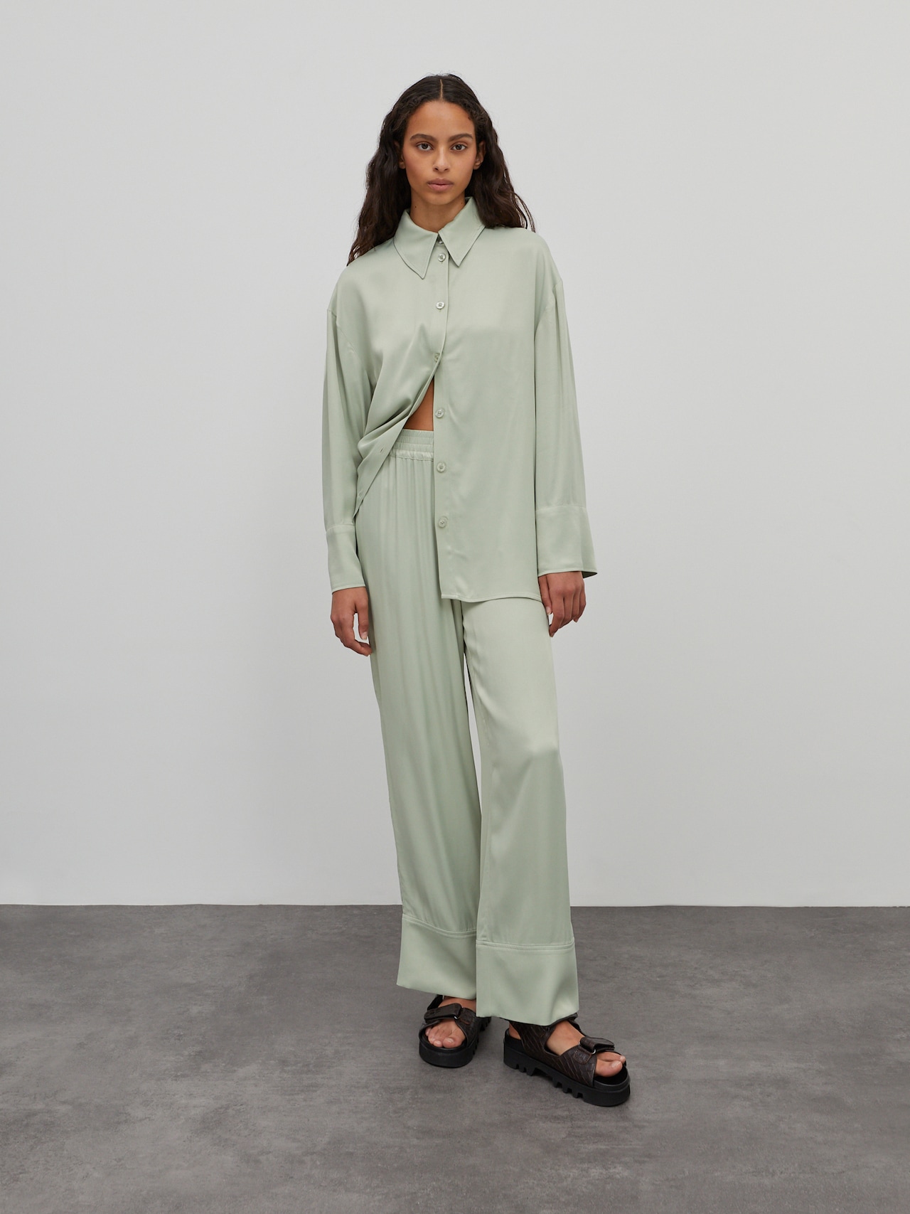 EDITED Broek 'Lyric' Groen