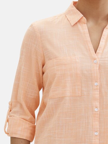 TOM TAILOR Blouse in Oranje