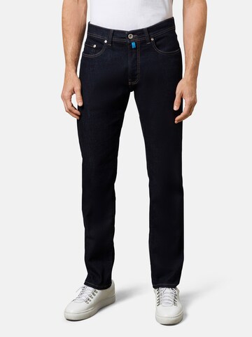 PIERRE CARDIN Regular Jeans 'Lyon' in Zwart: voorkant