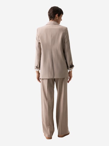 BOGNER Loose fit Pleated Pants 'Joya' in Beige