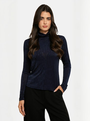 Liberte Essentiel - Top ' VILDE ' en azul: frente