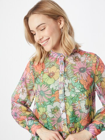 Warehouse Shirt dress in Green