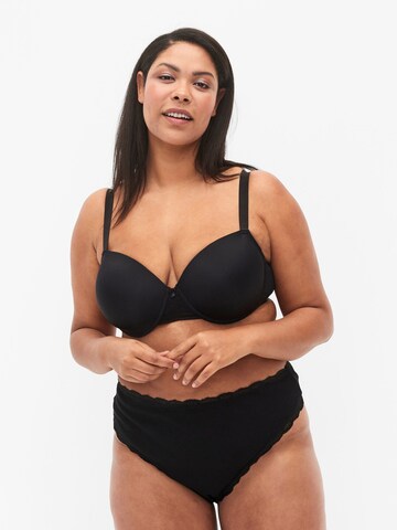 Devoted by Zizzi - Tanga en negro: frente