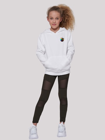 F4NT4STIC Sweatshirt 'Colorfood Collection - Rainbow Apple' in White