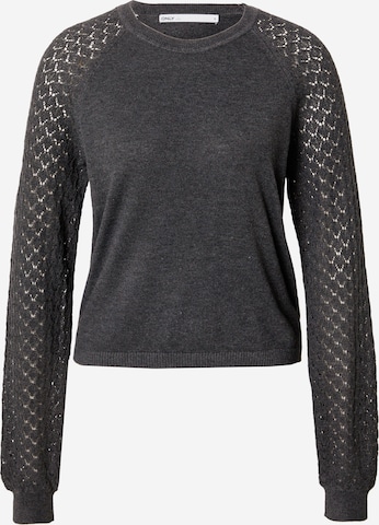 ONLY Sweater 'ANA' in Grey: front