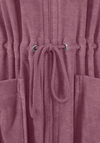 MY HOME Short Bathrobe in Purple