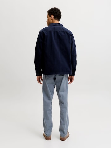 JACK & JONES Loosefit Lærredsbukser 'JPSTKane JJDave' i grå