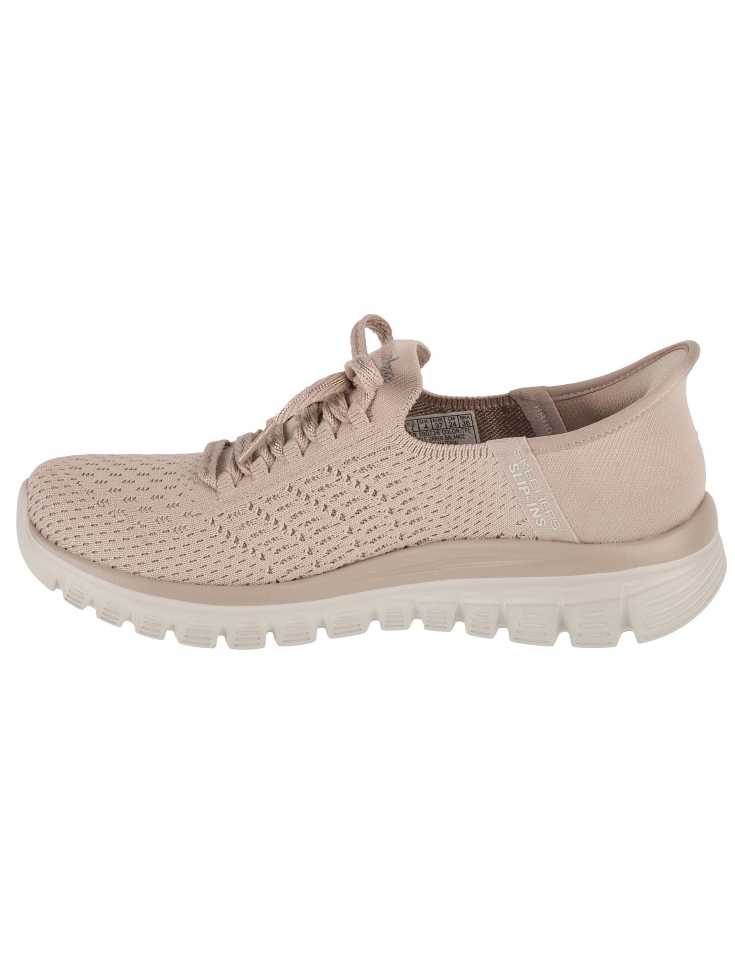 SKECHERS Sneakers laag 'Graceful - First Blush' in Beige: voorkant
