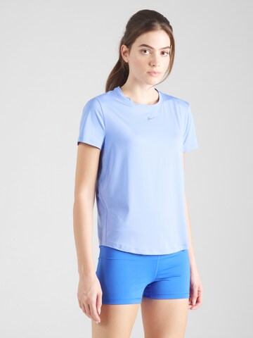 NIKE Функциональная футболка 'One Classic' в Синий: спереди