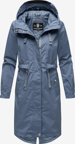 NAVAHOO Raincoat 'Silberperlee' in Blue