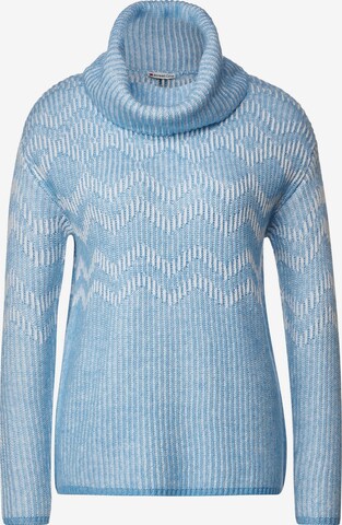 STREET ONE Sweater in Blue: front