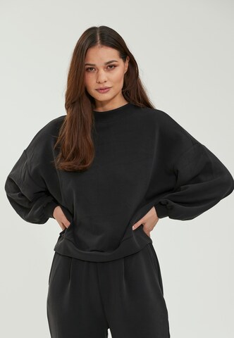 Athlecia Athletic Sweatshirt 'Nikoni' in Black: front