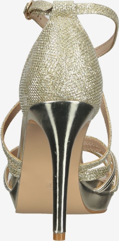 LA STRADA Strap Sandals in Gold