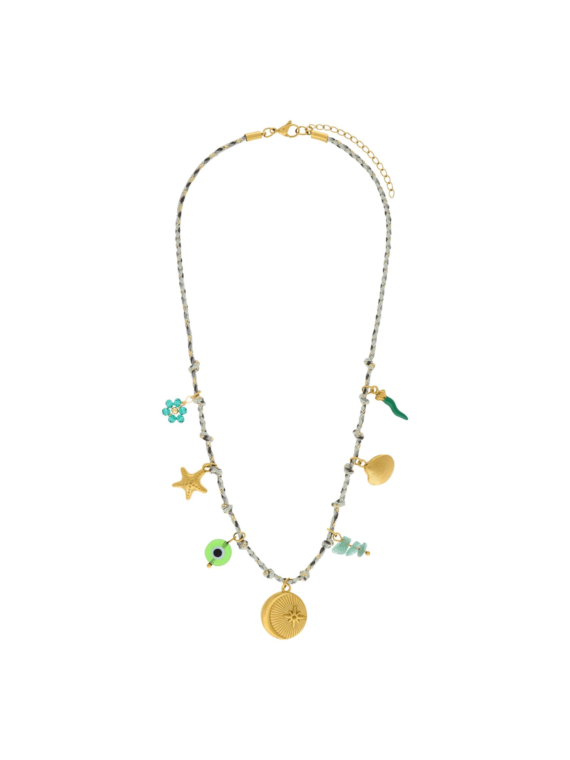 Lucardi Necklace in Gold: front