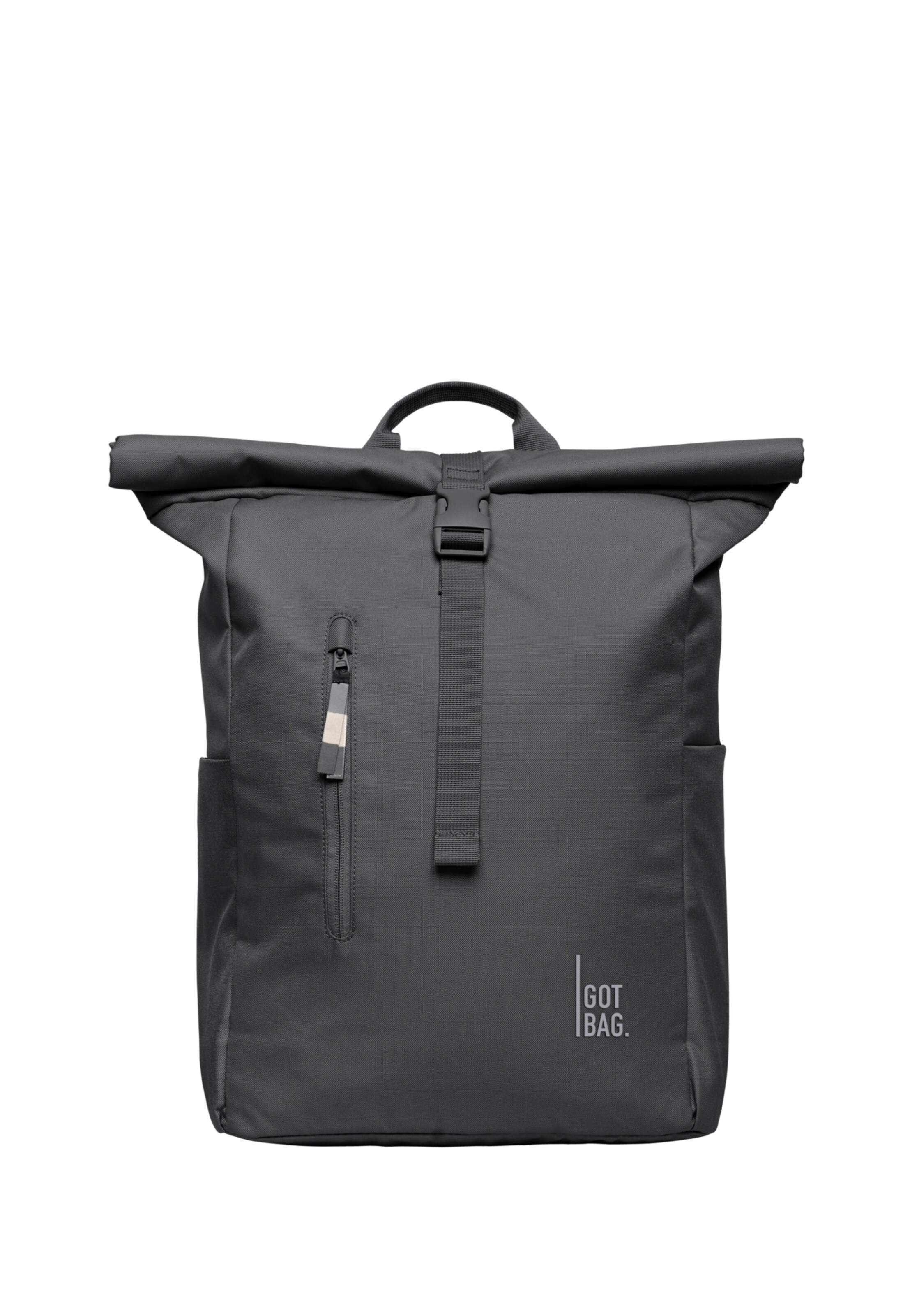 Got Bag Rucksack 'Rolltop Easy' in Schwarz: Vorderseite
