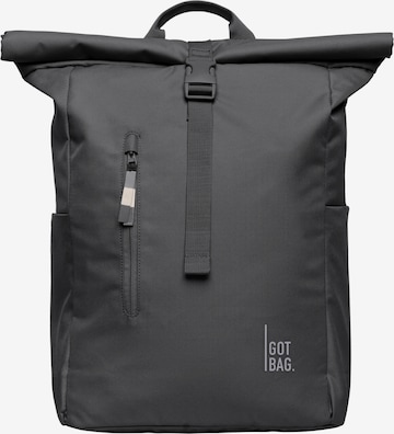 Got Bag Rucksack 'Rolltop Easy' in Schwarz: Vorderseite