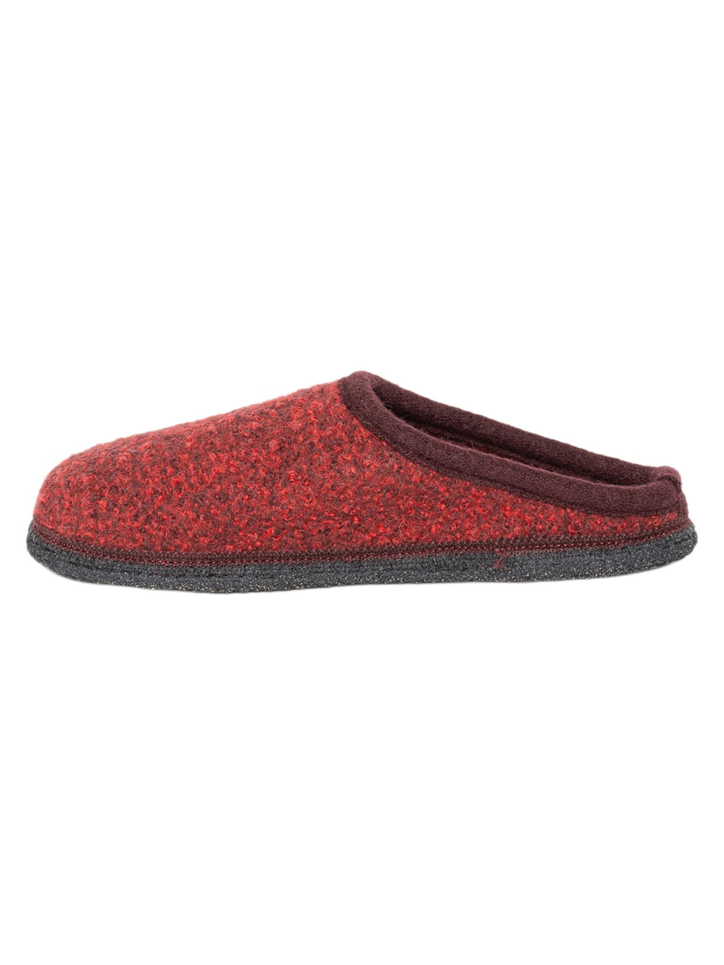 Gottstein Huisschoenen 'Wool Venture' in Rood: voorkant