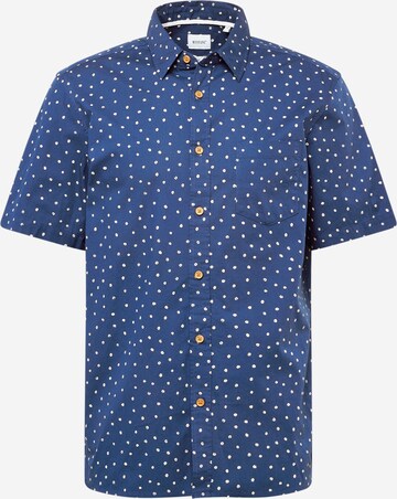 MUSTANG Regular fit Button Up Shirt 'Collin' in Blue: front