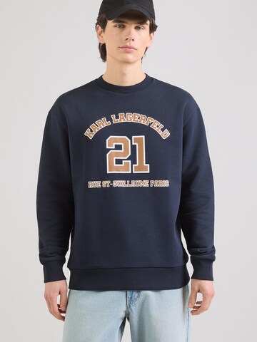 Karl Lagerfeld Tréning póló - kék: elől