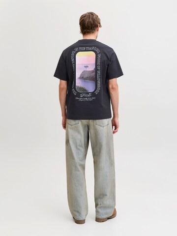 JACK & JONES Paita 'JORMONTAUK' värissä musta: etupuoli