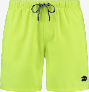 Shorts de bain 'Mike' Shiwi en jaune : devant