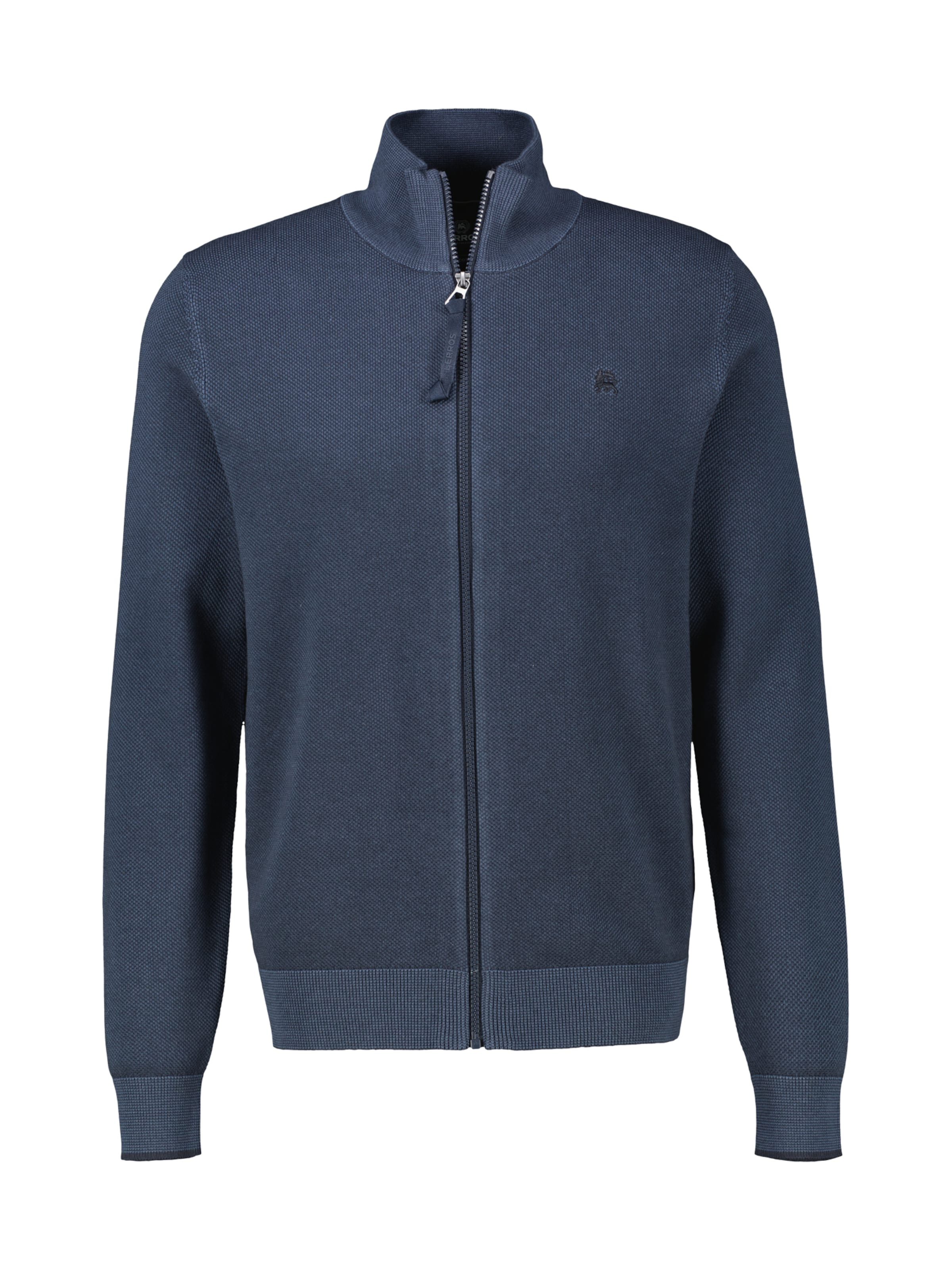 LERROS Knit cardigan in Blue: front