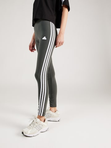 ADIDAS SPORTSWEAR Skinny Športne hlače | siva barva: sprednja stran