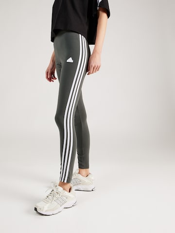 ADIDAS SPORTSWEAR Skinny Workout Pants in Grey: front