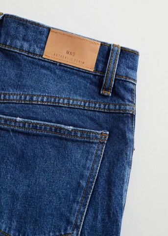 MANGO Slimfit Jeans 'NEWMOM' in Blauw