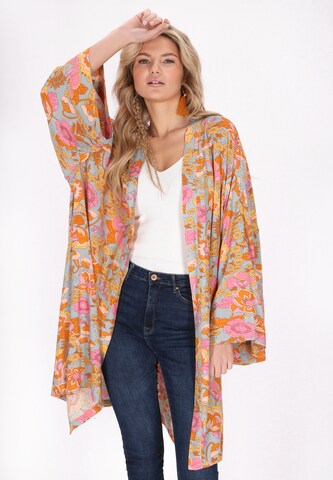 usha FESTIVAL - Kimono en gris: frente
