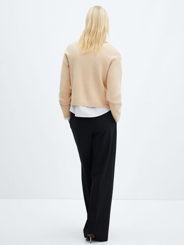 MANGO Sweater 'Riccio' in Beige