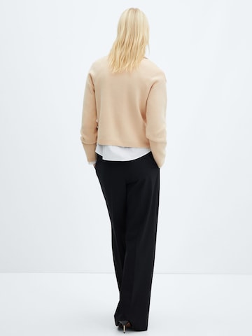 MANGO Pullover 'Riccio' in Beige