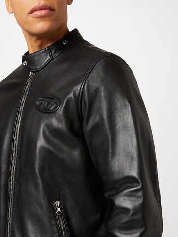 DIESEL Between-Season Jacket 'METAL' in Black