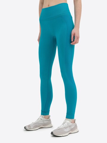 4F - Skinny Calças de desporto em azul: frente