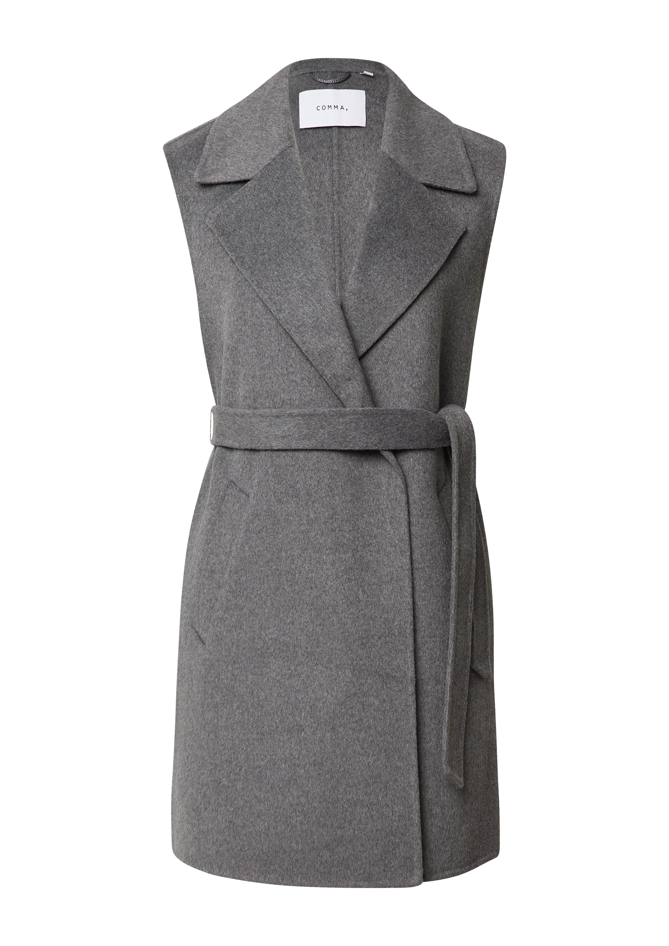 COMMA Bodywarmer in Grijs: voorkant