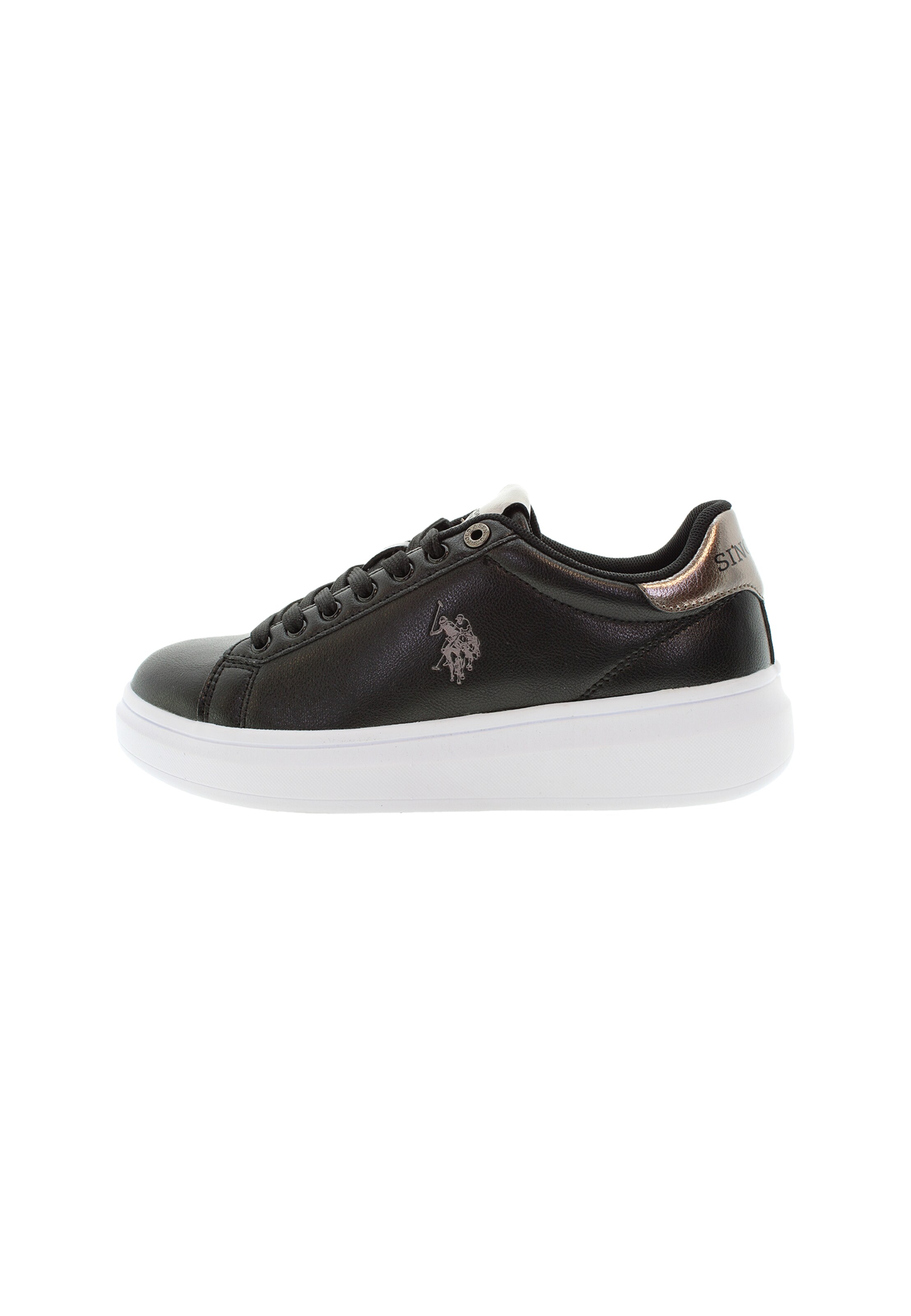 Sneaker bassa di U.S. POLO ASSN. in nero: frontale