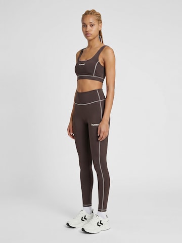 Hummel Slimfit Leggings in Braun