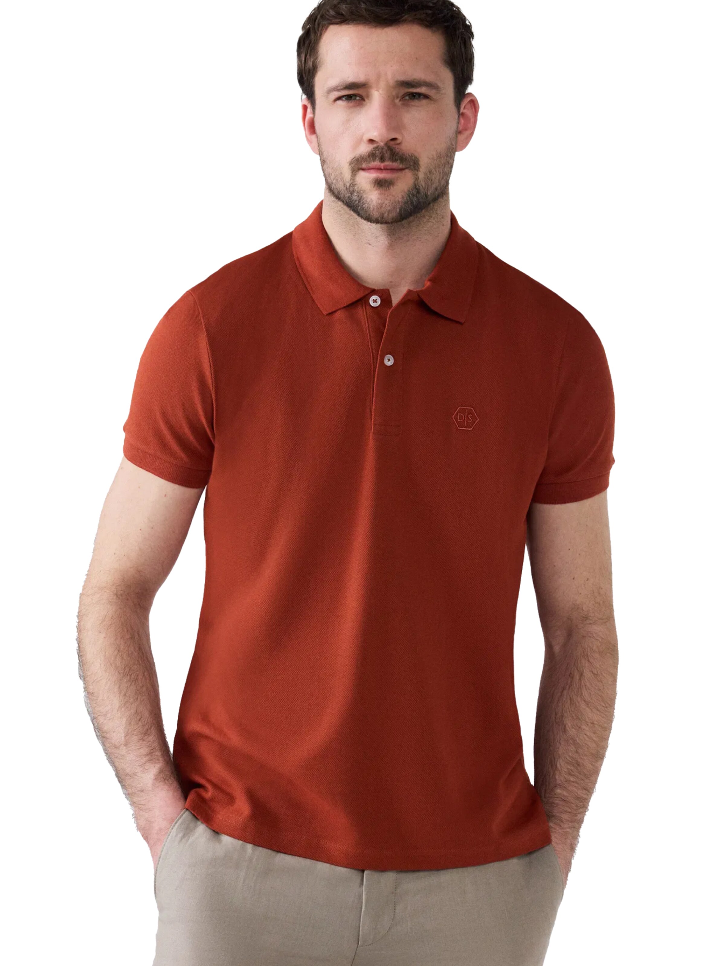 D’S Damat Shirt in Red: front