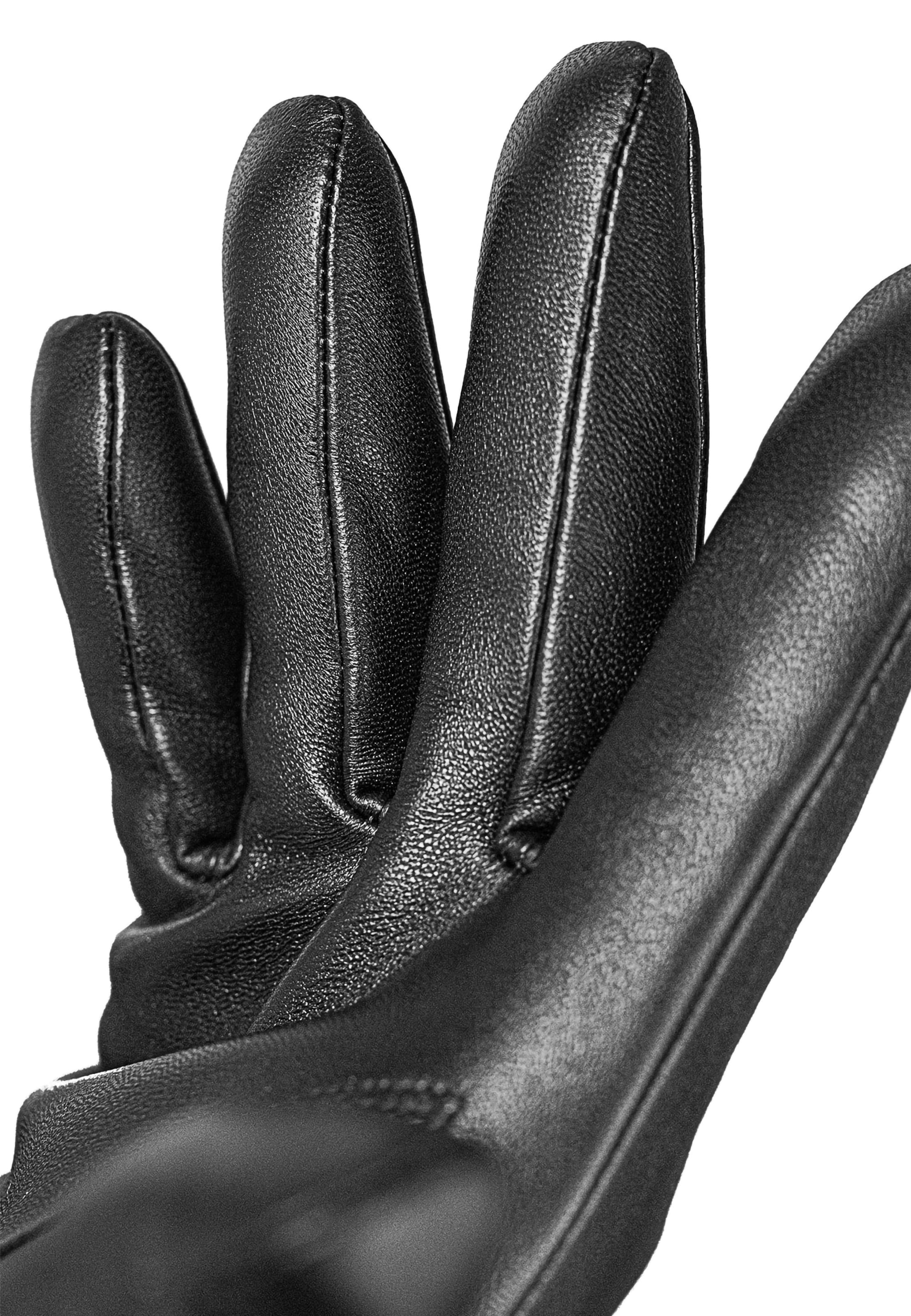 REUSCH Full Finger Gloves in Black