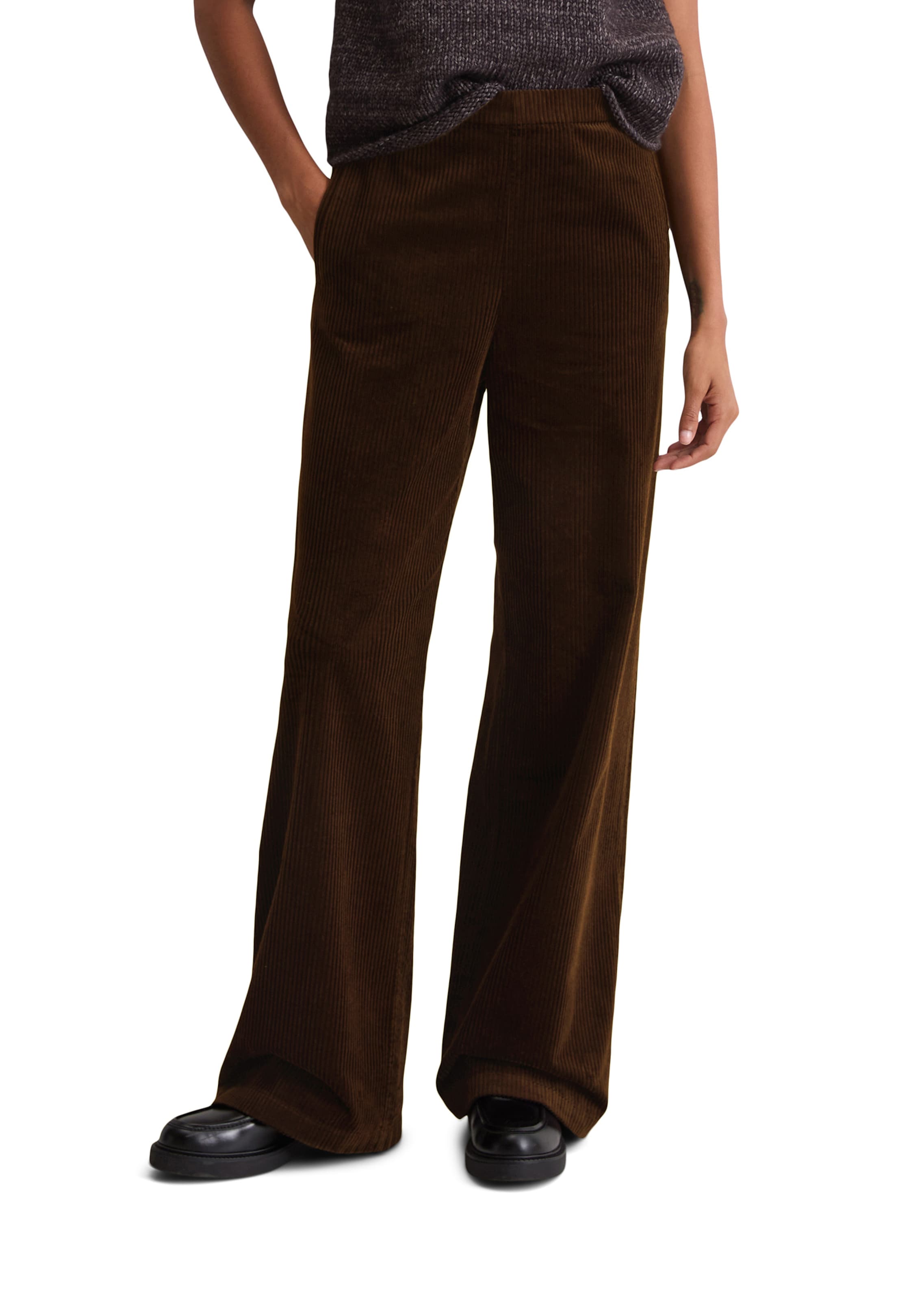 Marc O'Polo Regular Pants in Brown: front