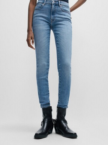 HUGO Red Skinny Jeans in Blue: front